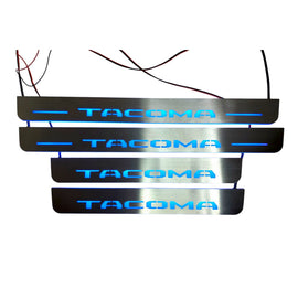 LED door sills made of polished stainless steel Toyota Tacoma 4pcs.