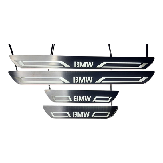 LED door sills made of polished stainless steel LED door sills made of polished stainless steel BMW X6 e71 BMW (2008-2014)4 PCS.