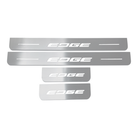 LED door sills made of polished stainless steel FORD EDGE 2 (2015-2024) 4 PCS.