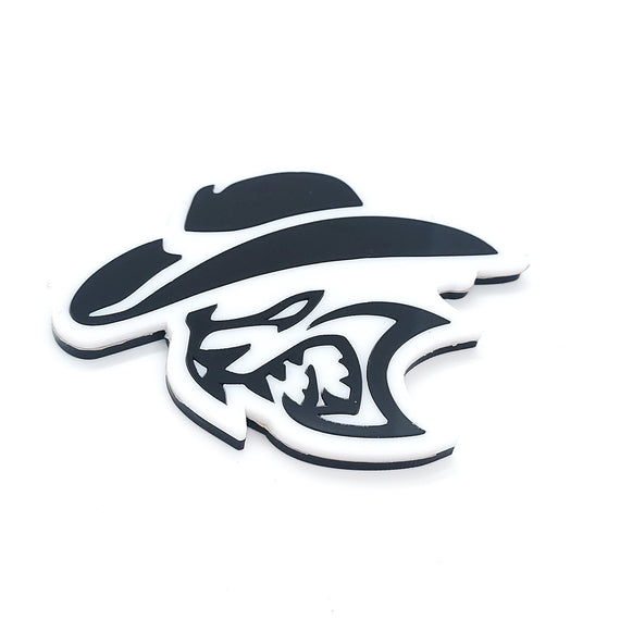 Universal Hellcat (Cat) Car Emblem | Lucky Car Decoration | Emblem for Grille, Fender, Trunk | Plastic Car Accessory