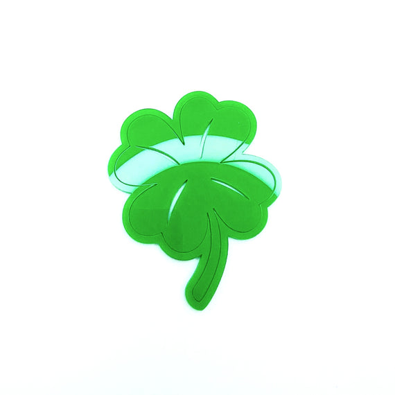 Universal Clover Car Emblem | Shamrock Auto Badge | Lucky Car Decor | Grille Fender Trunk Emblem | Plastic Car Accessory