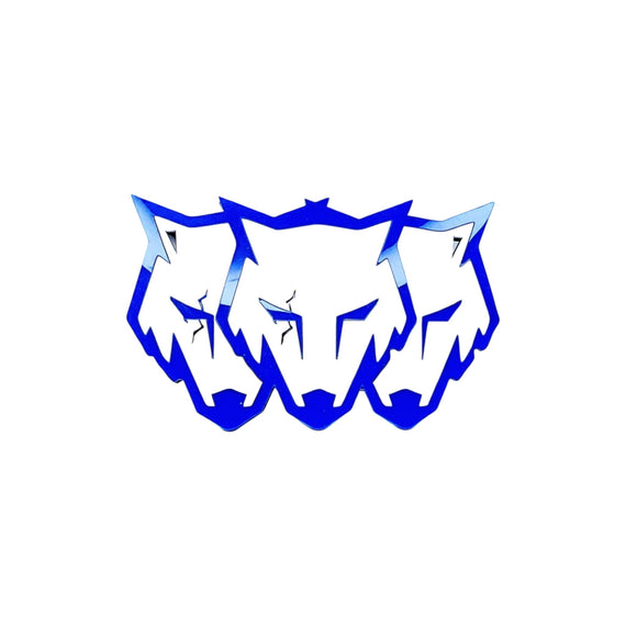 Badge Ford Mustang GT500,S550,Coyote wolf pack grille emblem for car decoration