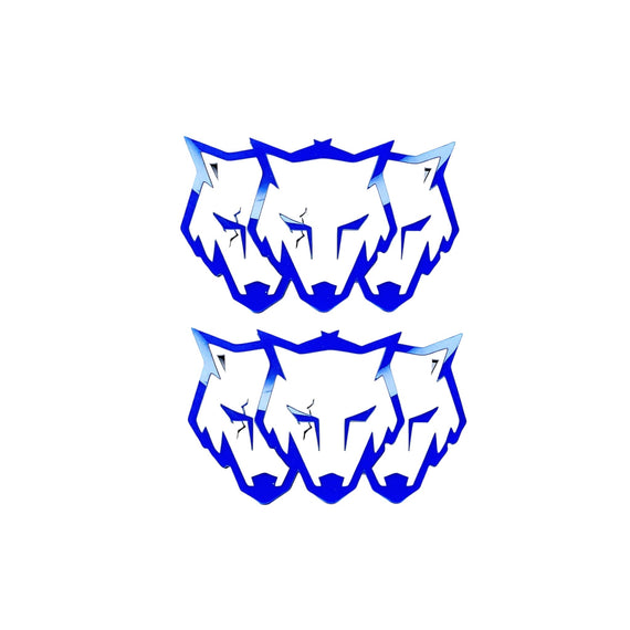 Badge Ford Mustang GT500,S550,Coyote wolf pack Fender 2pcs., emblem for car decoration