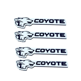 Set Badge Ford Mustang Wolf Coyote Grille ,Trunk, Fender 2pcs., emblem for car decoration