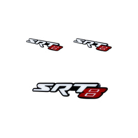 Set Trunk,Grille, 2 pcs Fender Emblem for Car Decoration Dodge,Jeep,Chrysler logo SRT8