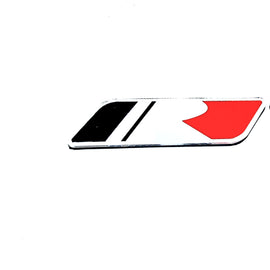 Badges grille emblem for car decoration Ford Mustang ROUSH 2pcs. original silver+mirror