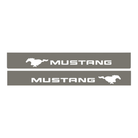 LED door sills made of polished stainless steel FORD MUSTANG 6 2 PCS.