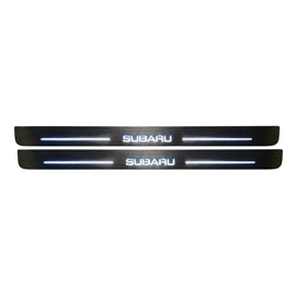 LED door sills made of polished stainless steel Subaru BRZ 2 (2021+) inscription BRZ2 2 PCS.