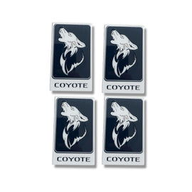 Set Badge Ford Mustang 6 Wolf Coyote Trunk ,Grille, Fender 2pcs.,emblem for car decoration
