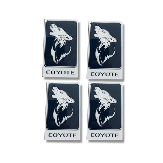 Set Badge Ford Mustang 6 Wolf Coyote Trunk ,Grille, Fender 2pcs.,emblem for car decoration
