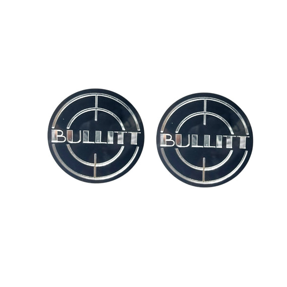 Сustom Acrylic Emblems for Ford Mustang Bullitt Fender 2 pcs.Badges