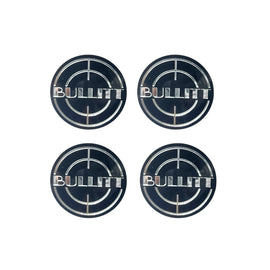 Set Сustom Acrylic Emblems for Ford Mustang Bullitt | Trunk, Fender 2 pcs. & Grille Badges