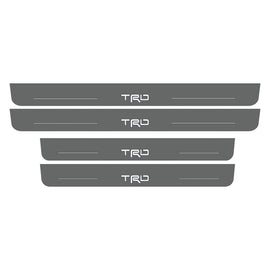 LED door sills made of polished stainless steel Toyota TRD inscription TRD 4pcs.